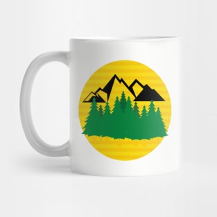 Colorful tree t-shirt, Christmas Tree t-shirt. Mug